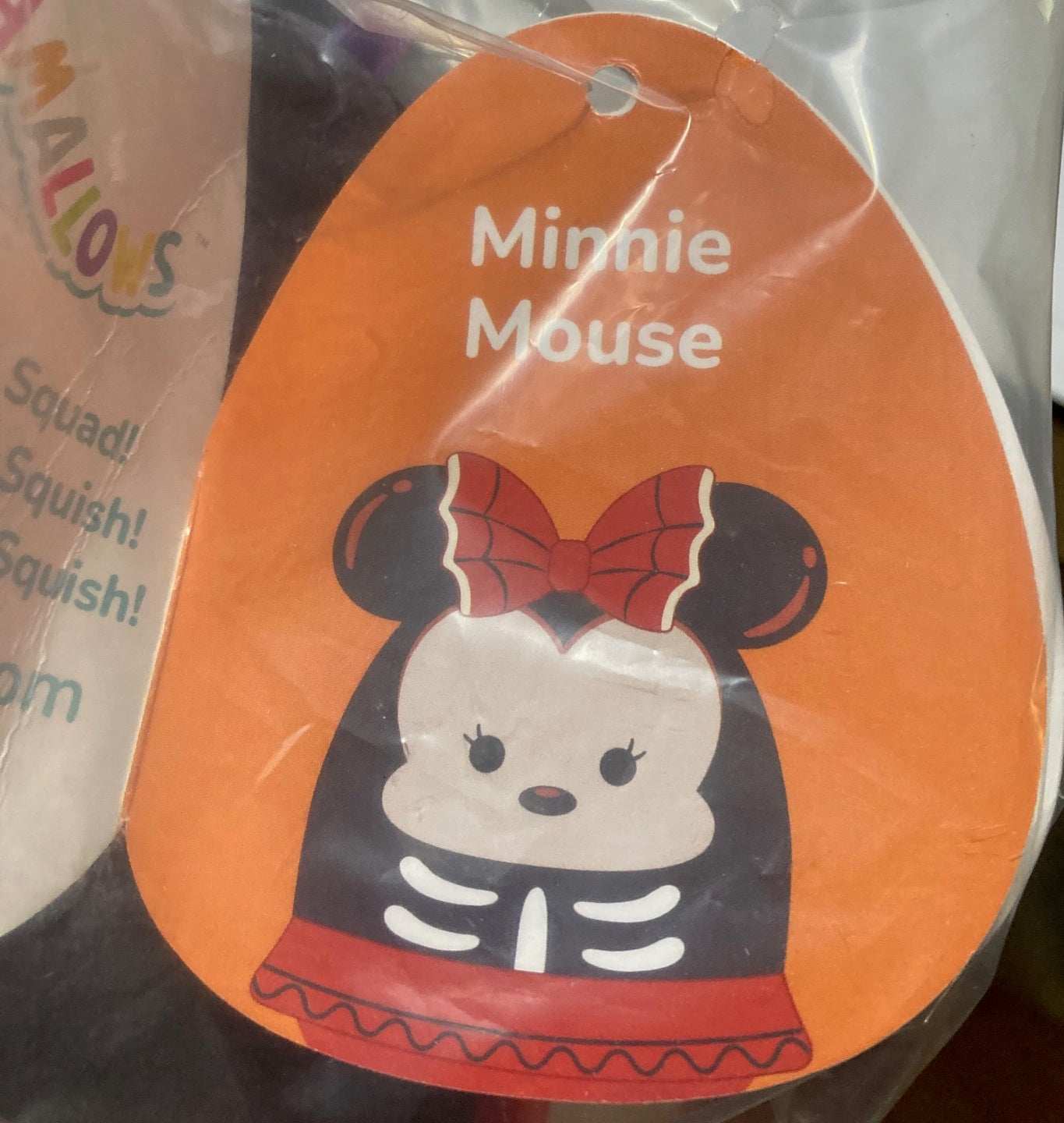 Disney Squishmallows 12-Inch Minnie Mouse Skeleton (Halloween Limited Edition) – New With Tags