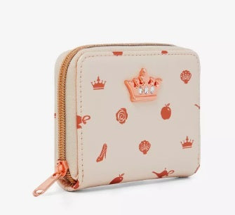 Loungefly Disney Princess Icon Iridescent Mini Zipper Wallet