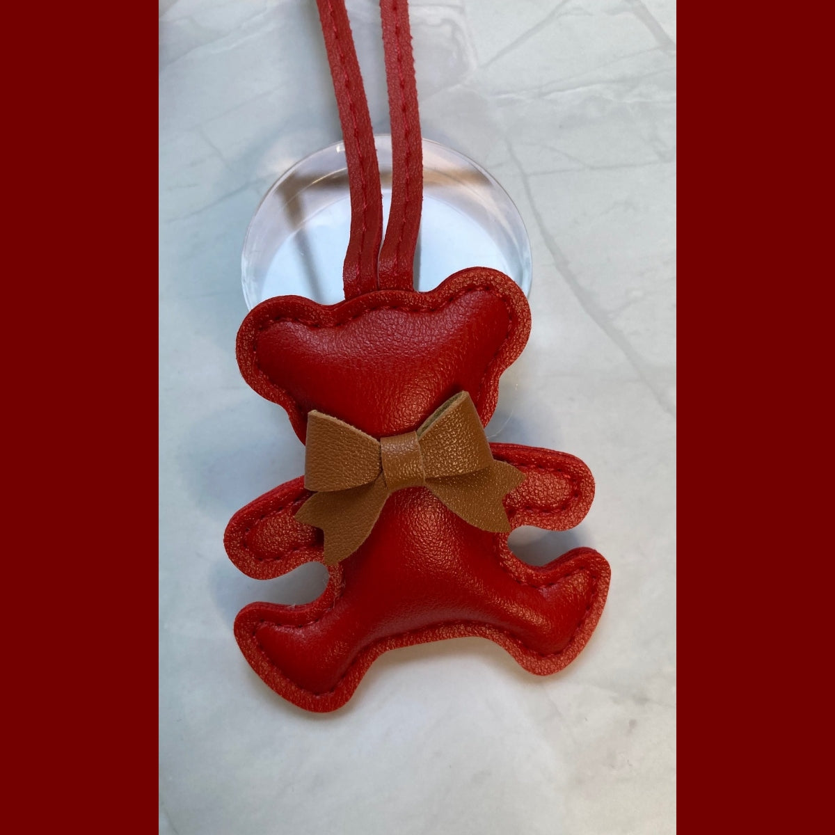Chic Teddy Bear Handbag Adornment & Keychain, 5 Color Options
