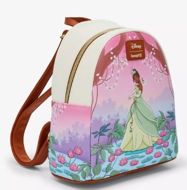 Princess And The Frog Tiana Bayou Sunset Loungefly Mini Backpack