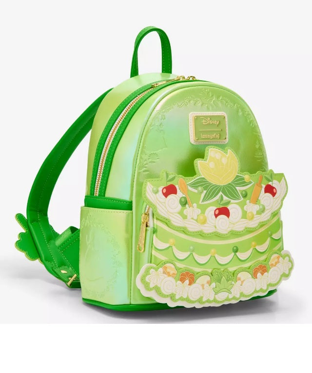 Disney Loungefly Cake Mini Backpack & Signature Bundle NWT - Tiana