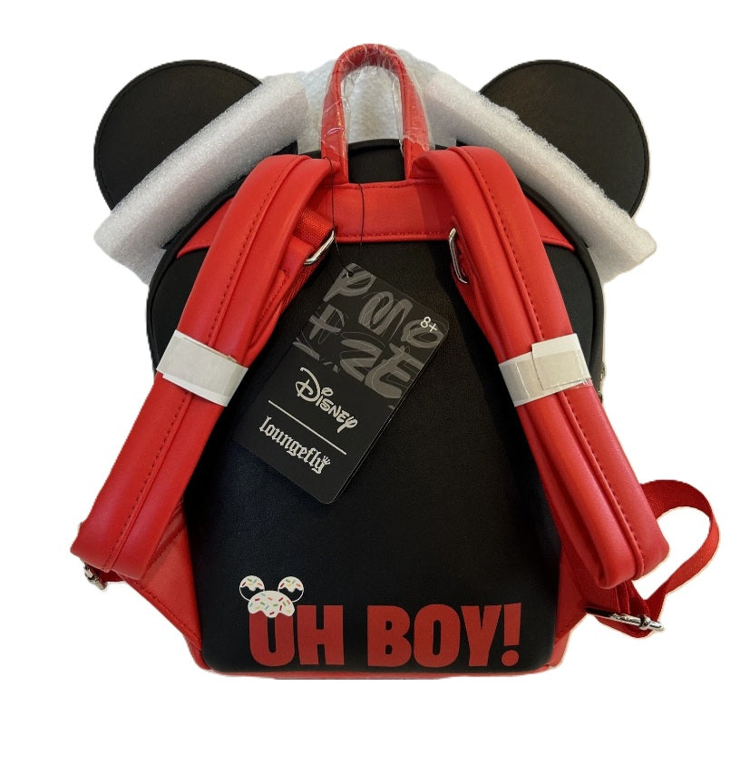 Loungefly Disney Mickey Mouse Cupcake Figural Mini Backpack NWT Faux Leather Sprinkles