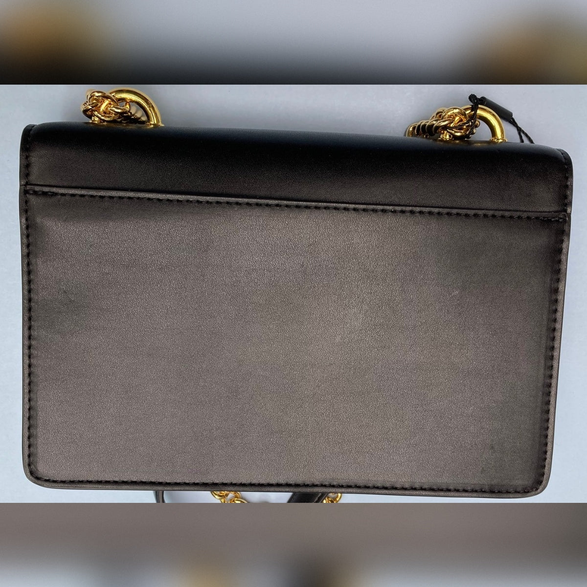 JW PEI Black Envelope Chain Crossbody Bag Gold Chain Vegan Leather NWT