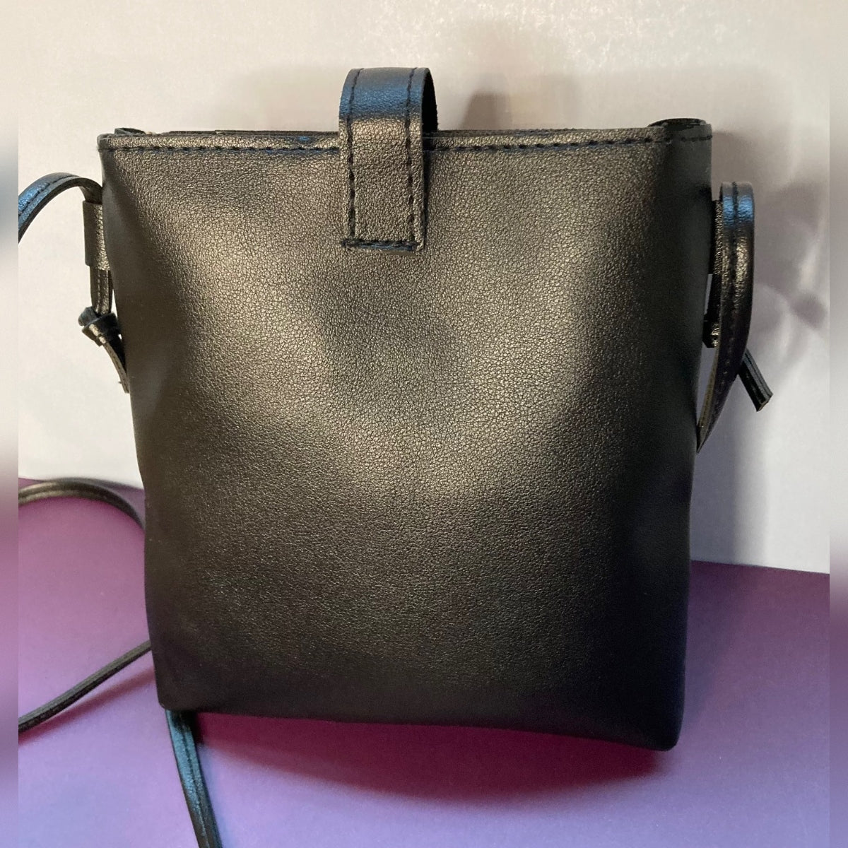 Black Rhinestone Crossbody, Vintage Vibe, Hand Embellished Evening Purse
