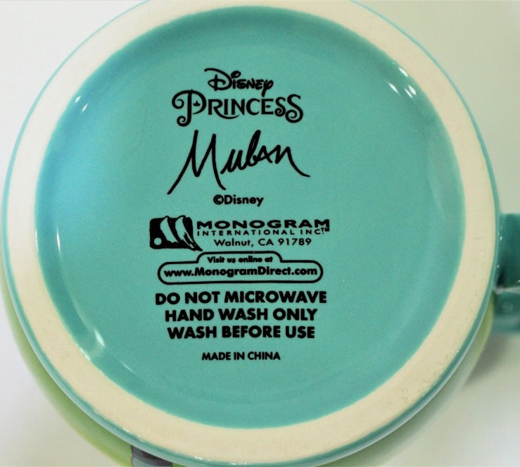 Disney Princess Mulan 19oz Ceramic Mug Monogram International New In Box 86518