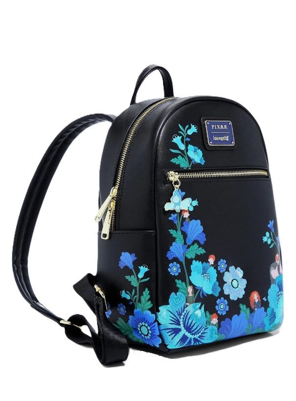 Loungefly Disney Pixar Brave Merida Family Botanical Mini Backpack Exclusive NWT