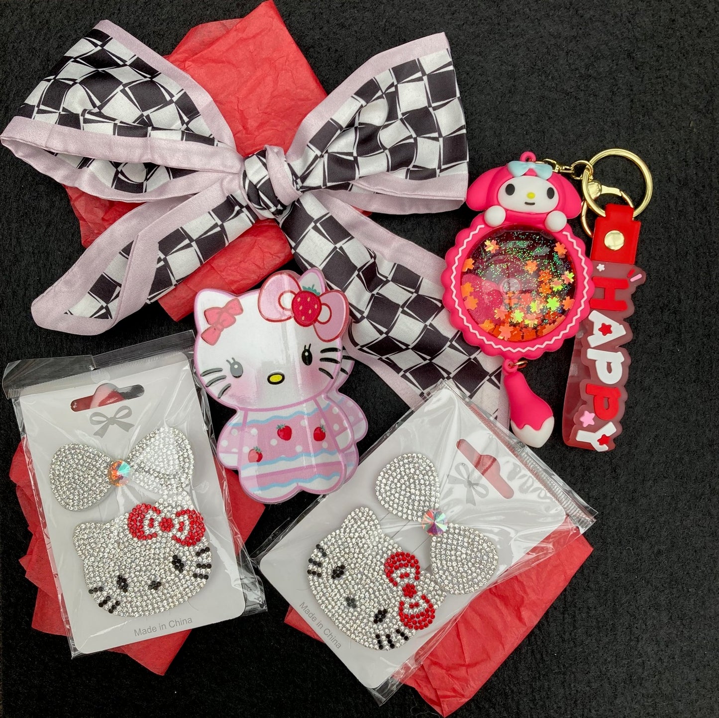 Hello Kitty Sanrio Licensed Mini Crossbody, new with tags Gift Bundle