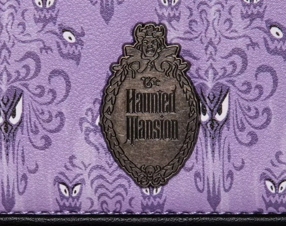 Loungefly Disney Parks Haunted Mansion Wallpaper Crossbody Bag NWT Purple