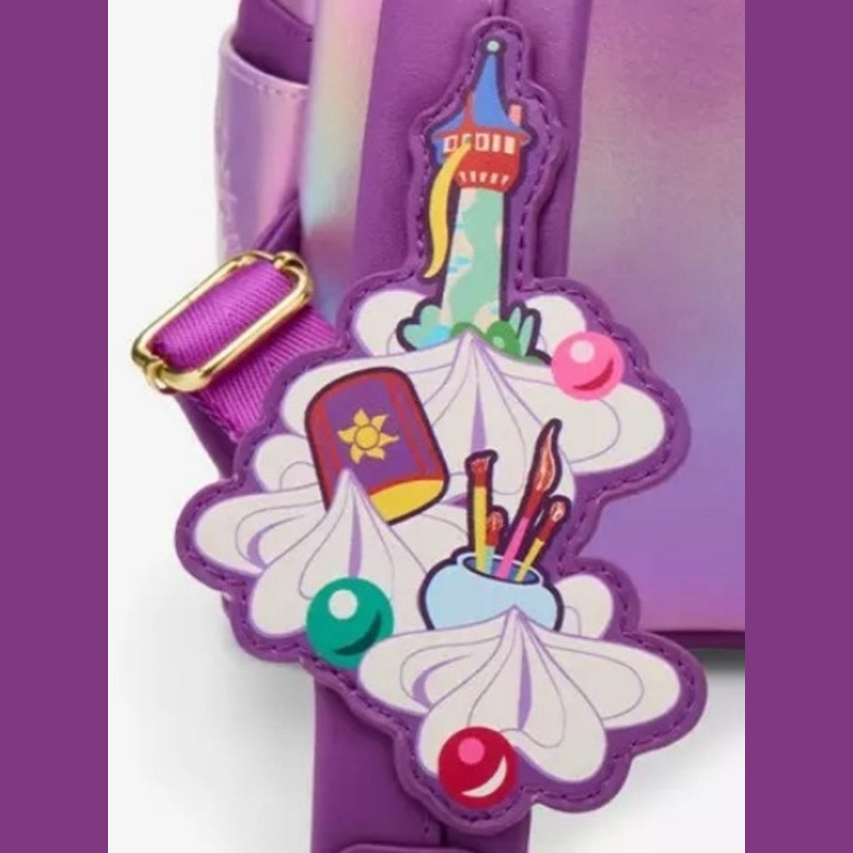 Disney Loungefly Cake Mini Backpack NWT & Free Accessories Bundle - Rapunzel