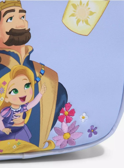 Loungefly Disney Tangled Corona Royal Family Crossbody Bag NWT Exclusive Rapunzel