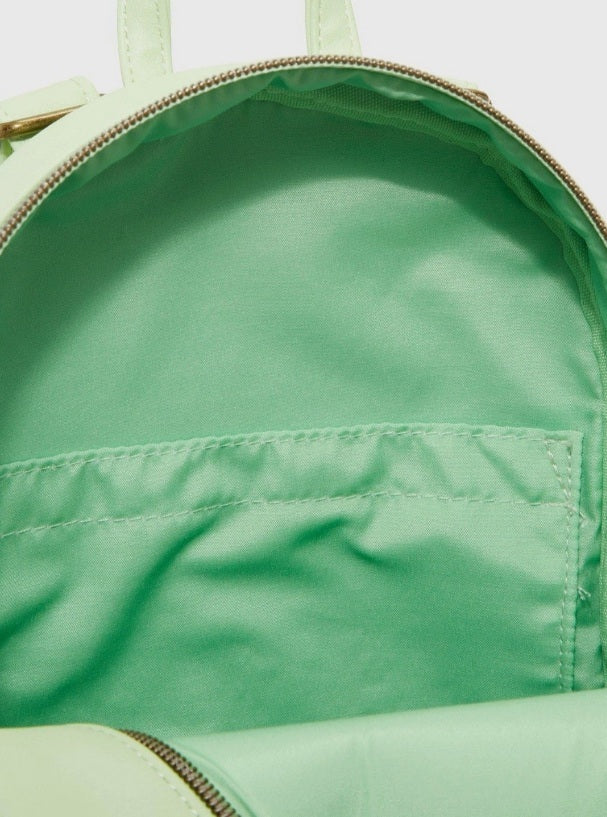 Loungefly Disney Princess and the Frog Tiana Floral Mini Backpack NWT Green Faux Leather
