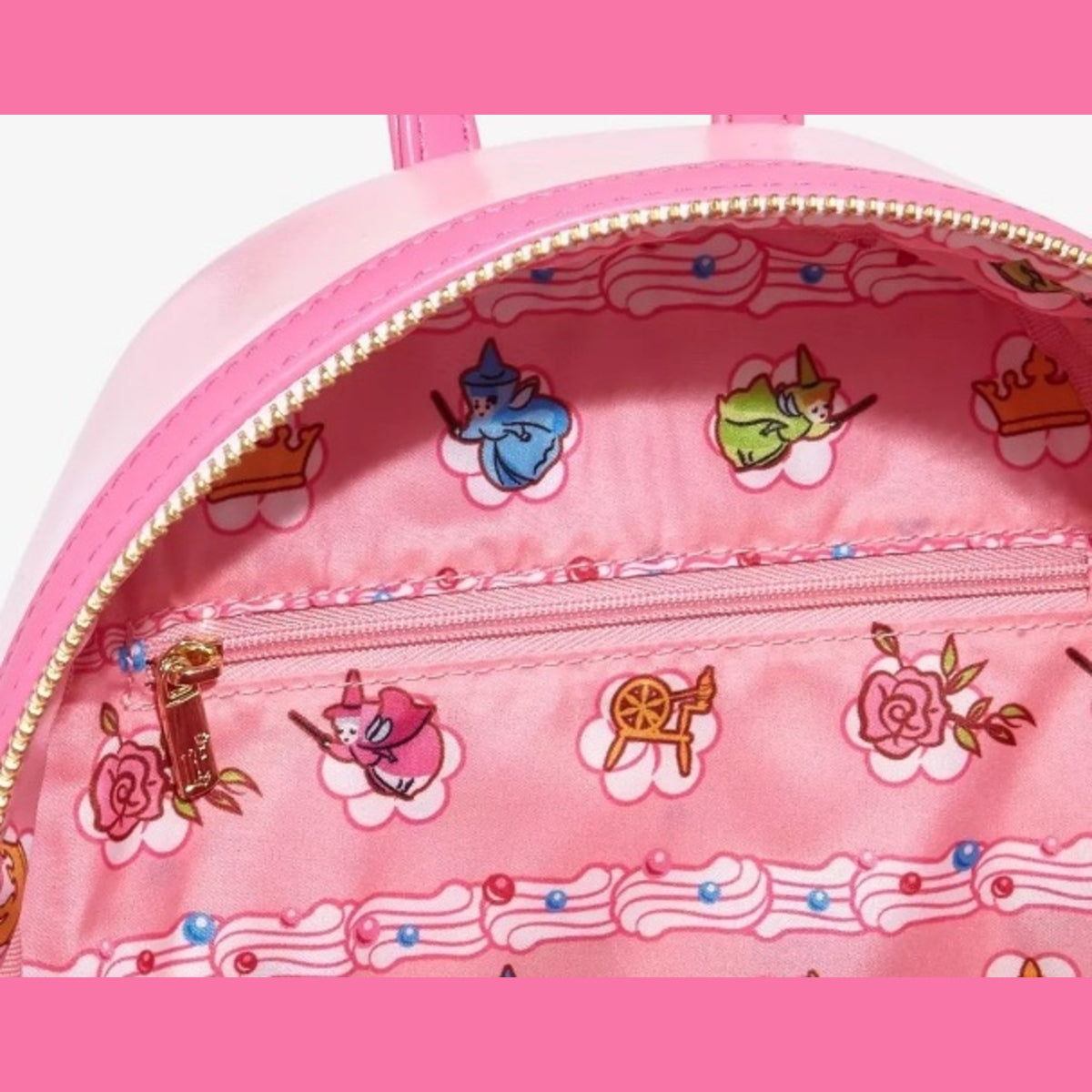 Disney Loungefly Cake Mini Backpack NWT & Free Accessories Bundle - Aurora