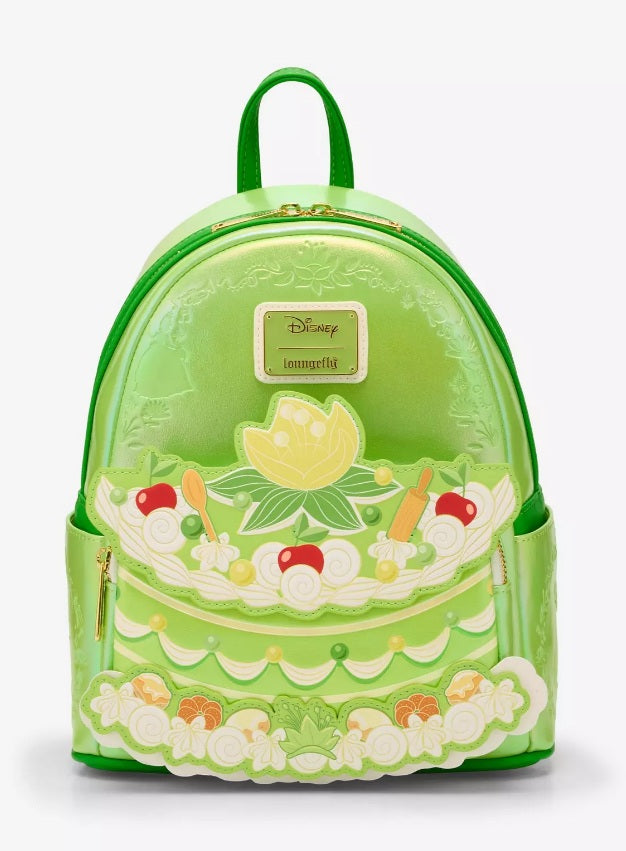 Disney Loungefly Cake Mini Backpack & Signature Bundle NWT - Tiana