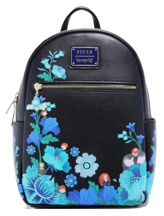 Loungefly Disney Pixar Brave Merida Family Botanical Mini Backpack Exclusive NWT