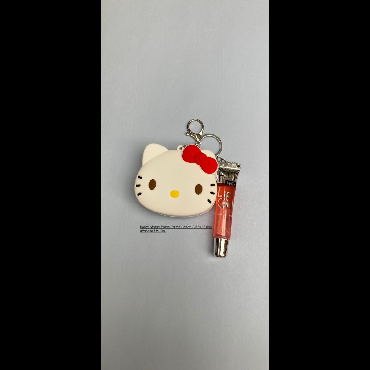 Sanrio Hello Kitty Red Corduroy Mini Tote Bag with Silicone Pouch
