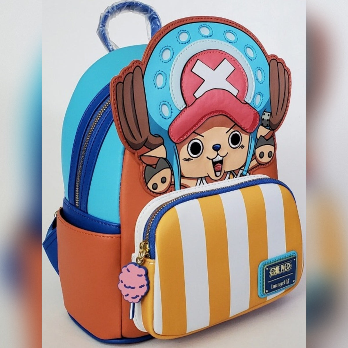 Loungefly One Piece Tony Tony Chopper Figural Mini Backpack, NWT