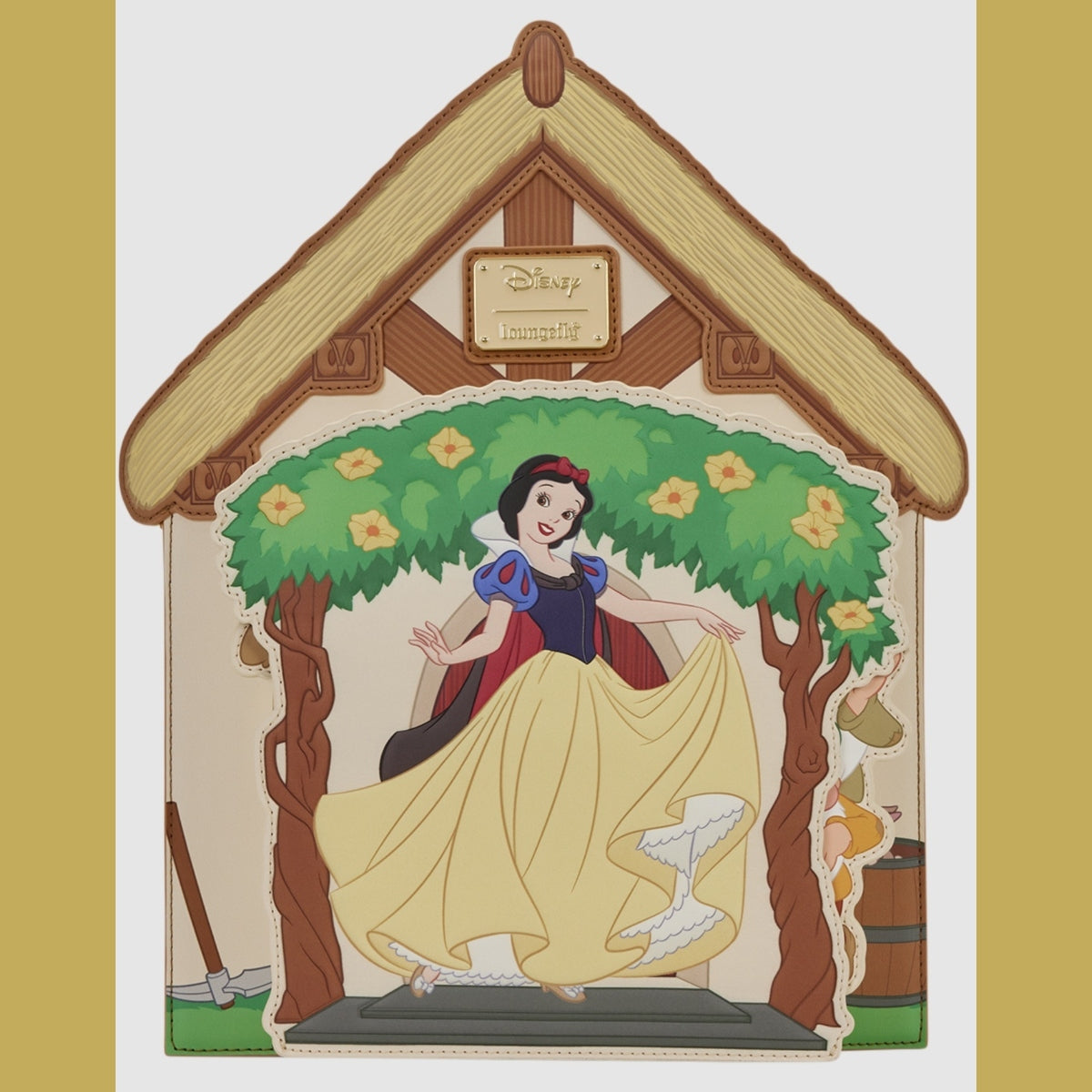 Loungefly Disney Snow White Cottage Mini Backpack NWT with Pop Up Card
