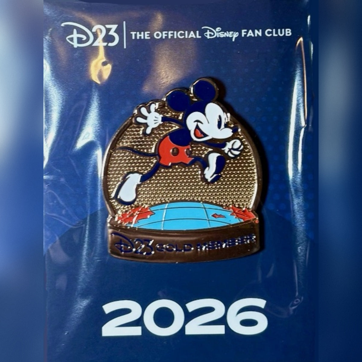 2026 D23 Gold Member Complete Kit – Sorcerer Mickey Statue, Sealed Lorcana Promo, Collector's Pin & Magnet