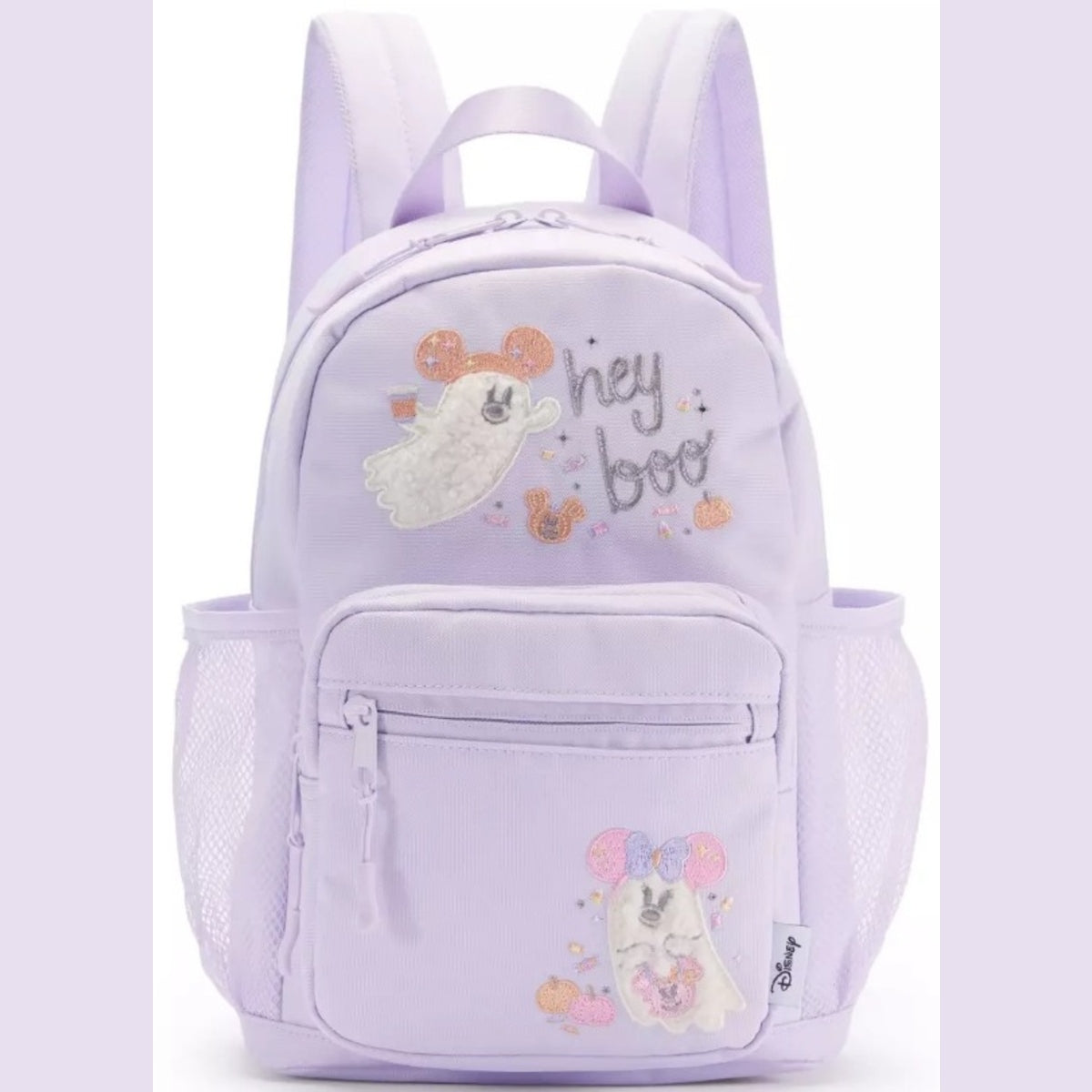 Disney Store Mickey Minnie Mouse Cutie Ghost Hey Boo Backpack, Ear Holder NWT