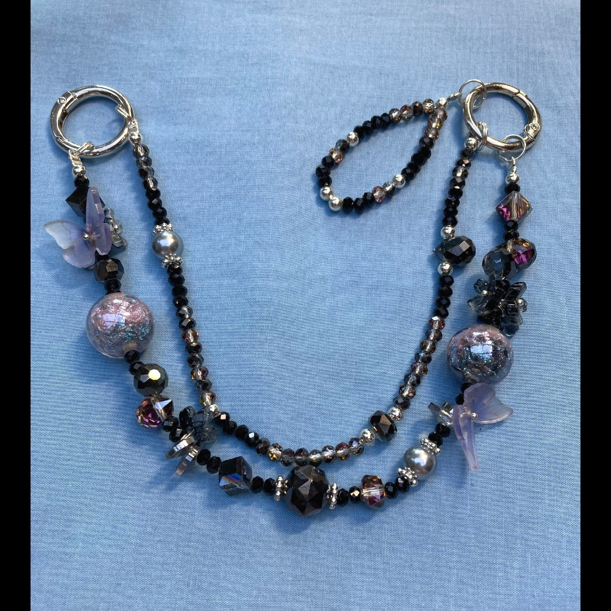 Handmade Whimsical Universe Purse Necklace