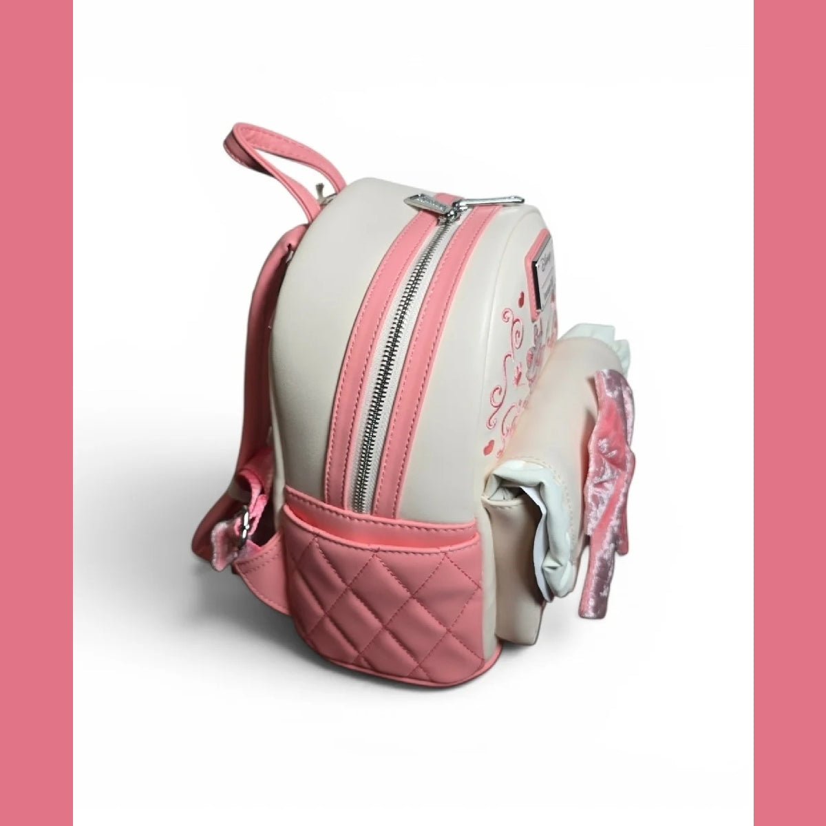 Loungefly Disney The Aristocats Marie Velvet Bow Mini Backpack NWT