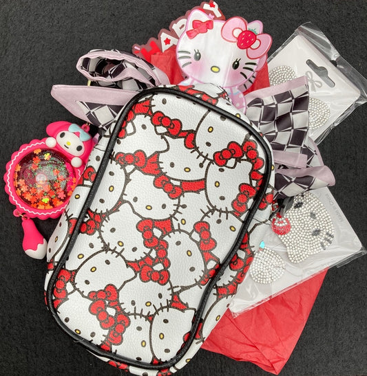 Hello Kitty Sanrio Licensed Mini Crossbody, new with tags Gift Bundle