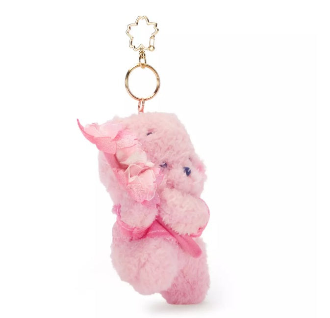 Disney Store Japan Winnie the Pooh Sakura Urupocha Chan Plush Keychain NWT Bag Charm
